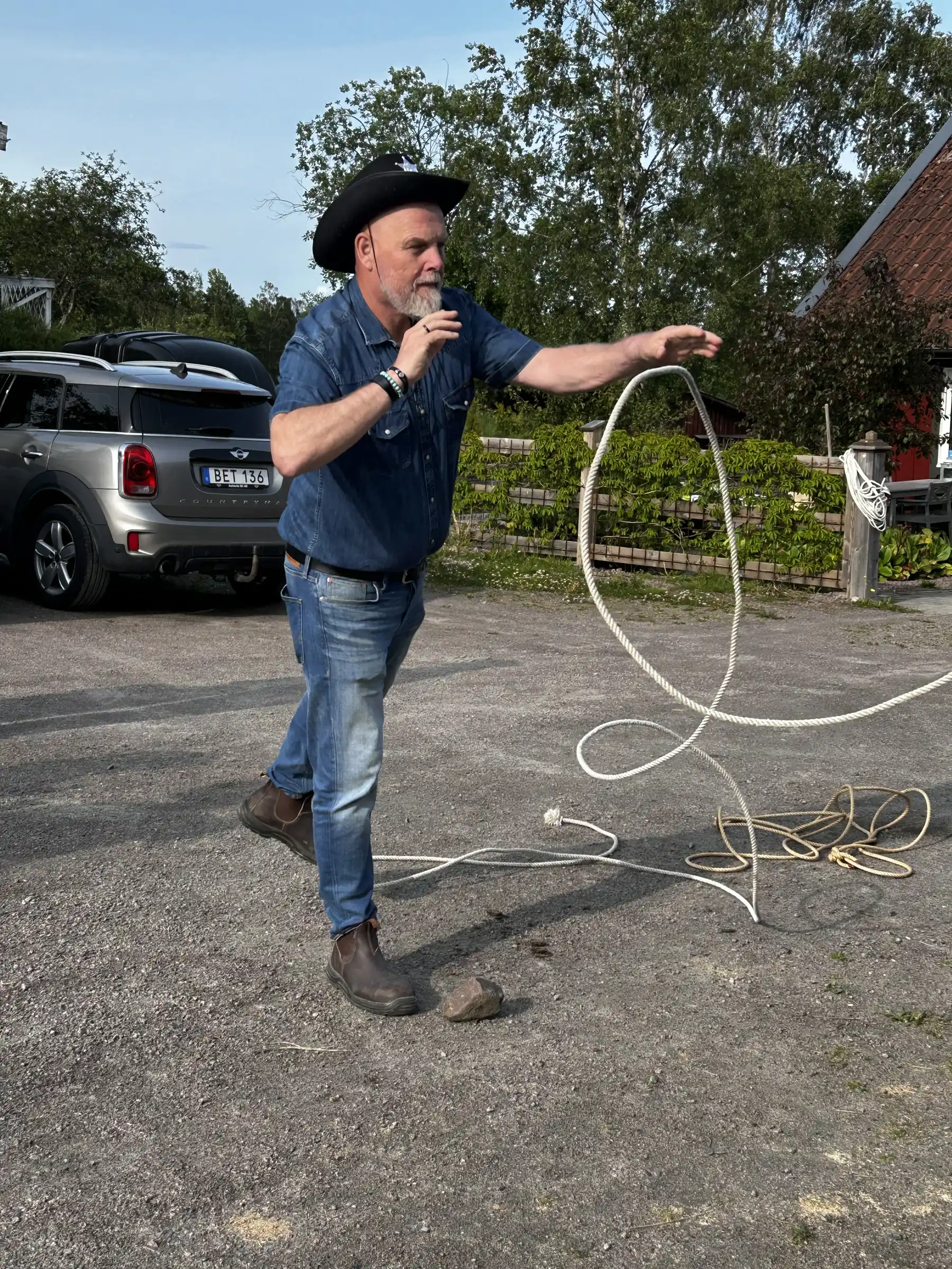 Westerninspirerad femkamp och aktiviteter